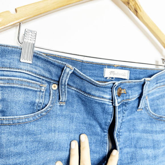 MADEWELL 10" High Rise Skinny Jean womens Bradshaw Wash medium blue MB909 29 - Picture 4 of 9